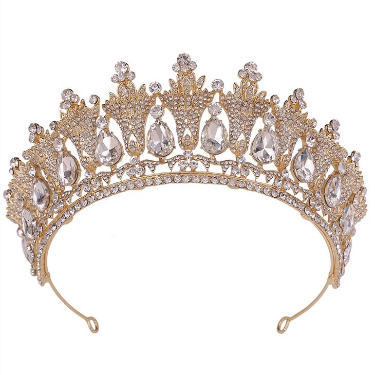 Tiara Crown Wedding Tiara Crystal Princess Headpiece And Girls Prom Pageant Crown Diadem